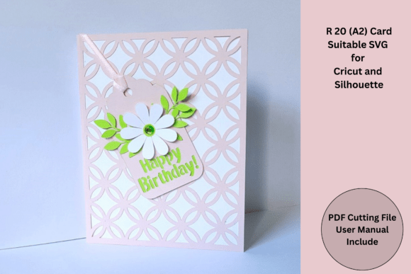 Birthday Card Cutting File SVG for 3D Pop-Up Cards