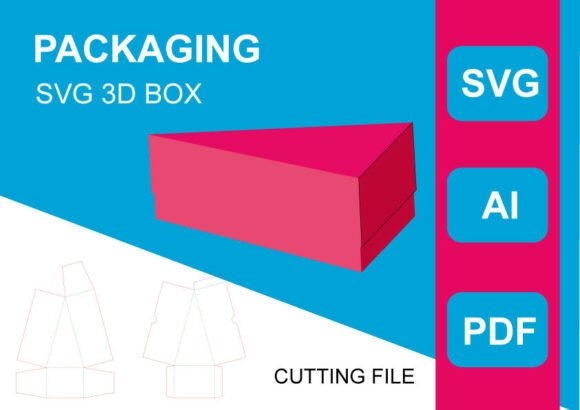 Cakes Lice Box 3D Shadow SVG Template Review