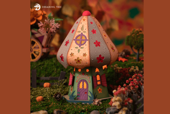 Daisy s Mushroom House SVG: 3D Houses & 3D SVG Magic