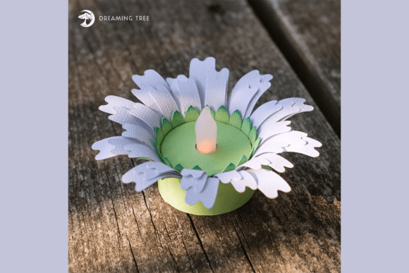 Gerbera Daisy Tea Light SVG: A 3D SVG Flowers Review