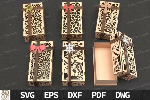 Gift Box Bundle Laser Cut SVG Set Review