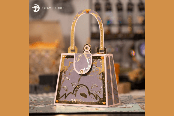 Gold Evening Bag SVG for Life Events And Celebrations