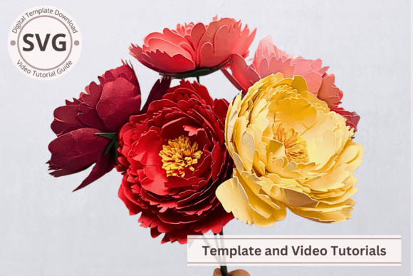 Review: Paper Flower Peony SVG Template for Real Projects