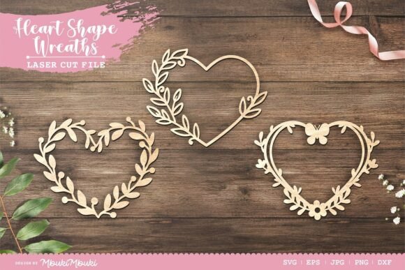 Spring Heart Shape Wreath Laser Cutting & Other Art Review