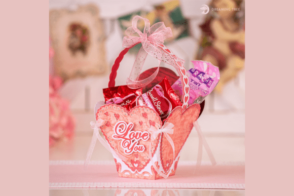 Sweetheart Basket SVG: A 3D SVG for Valentine S Day