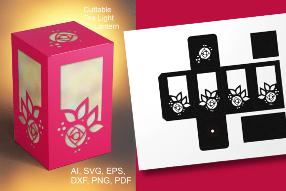 Windows N Roses Tea Light Lantern SVG Review